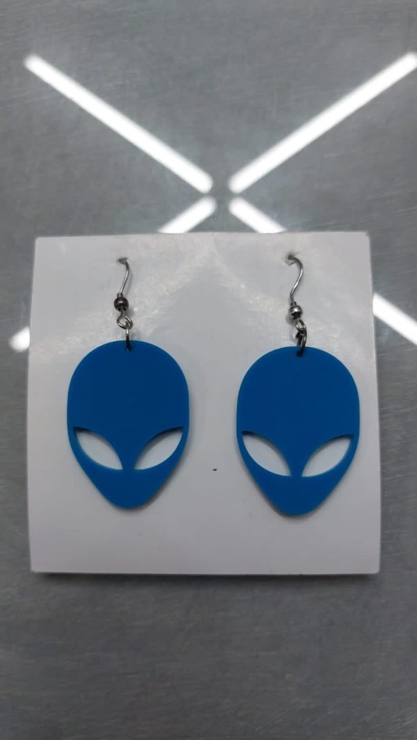 Aretes alienigena blue 💙👽 - Imagen 3