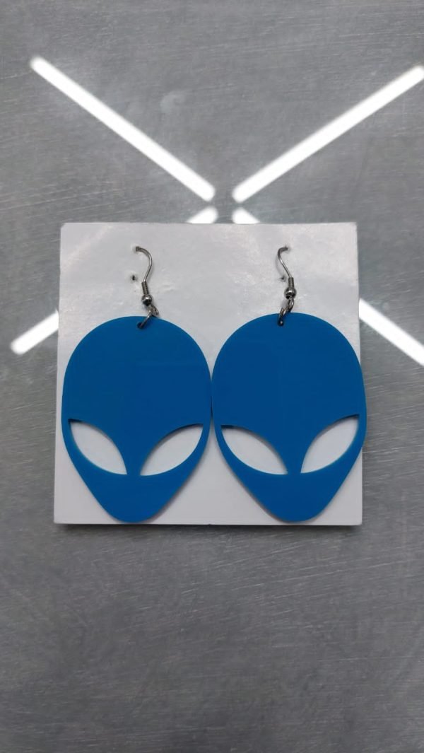 Aretes alienigena blue 💙👽 - Imagen 2