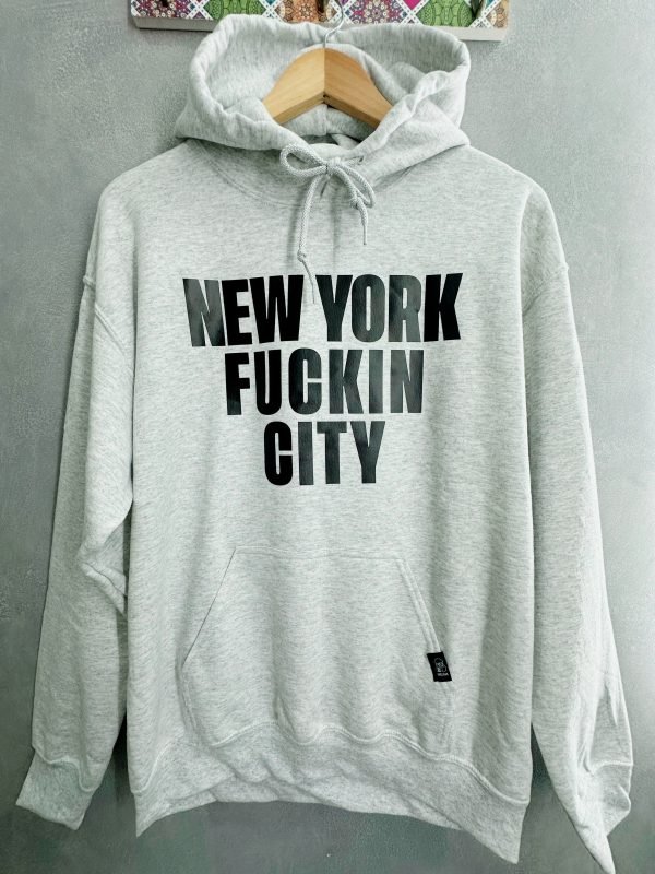 Hoodie NYFC🗽Gris Jaspe - Image 2