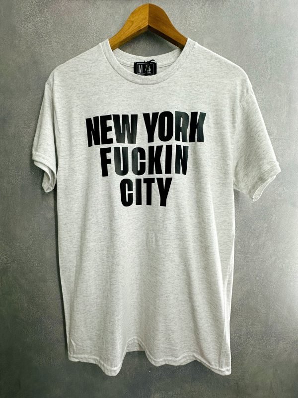 Camiseta oversize Gris jaspe NYFC 🗽