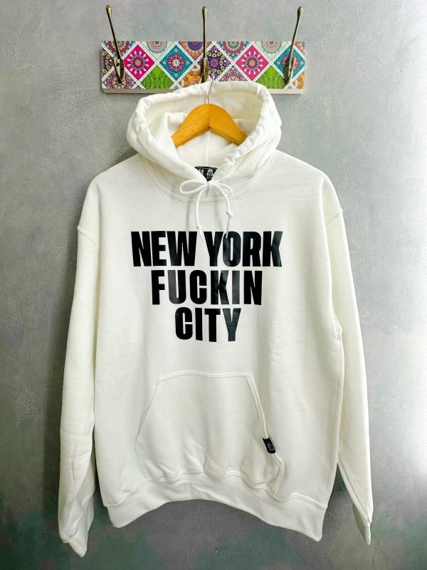 Hoodie NYFC🗽Blanco Crema