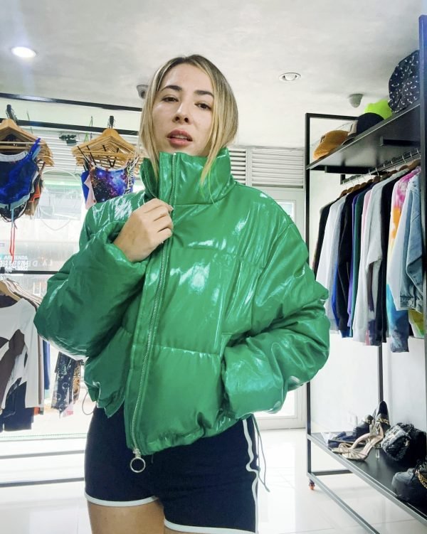 Chaqueta bomber green space